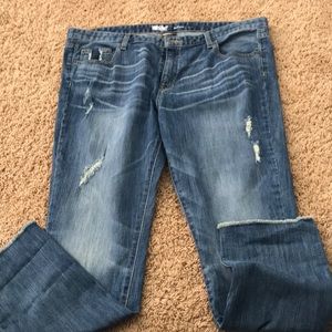 Boyfriend stretch denim jeans